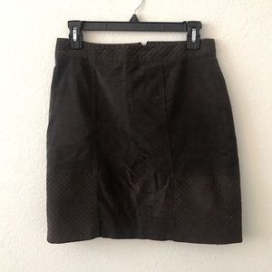 Anthropologie Brown/Maroon Mini Skirt